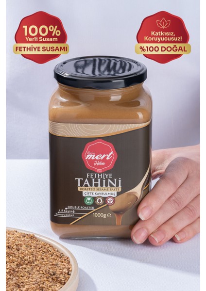 Çifte Kavrulmuş Tahin (1000 gr Cam)