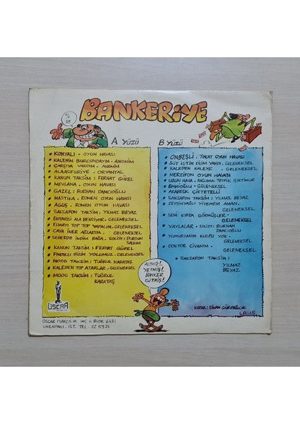 - Tuğrul Karataş Orkestra ve Vokal Grubu - Dönem Baskı Plak - Longplay - Lp