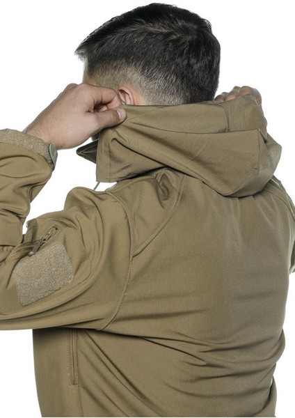 Su ve Rüzgar Geçirmez Tactical Softshell Mont