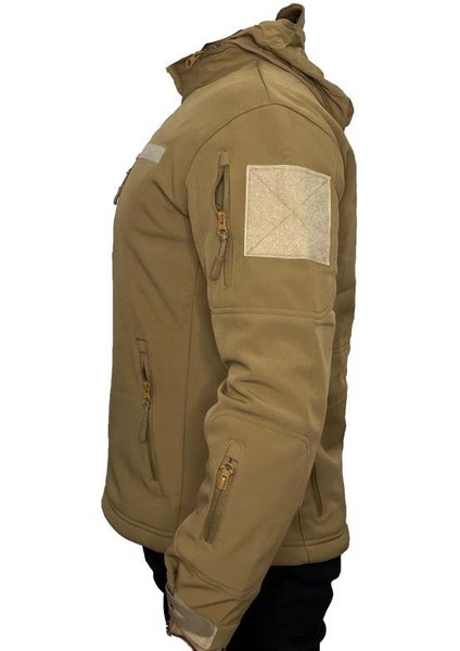 Su ve Rüzgar Geçirmez Tactical Softshell Mont