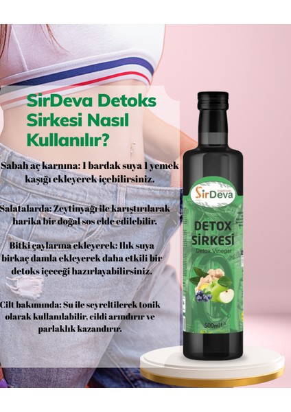Detoks Sirkesi Doğal Fermantasyon 500 ml modelleri