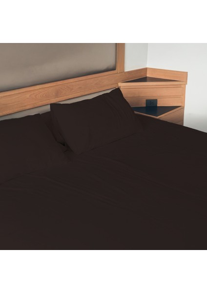 | Purecomfort | Doğal Pamuk Çift Kişilik Düz Çarşaf Seti | 240 x 260 cm | Kahverengi fiyatları