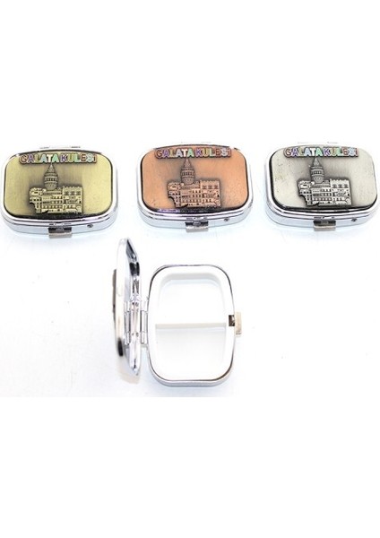 Istanbul Temalı Enfiye Kutusu Galata Kulesi Baskılı