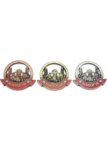 Istanbul Temalı Metal Magnet Model 4