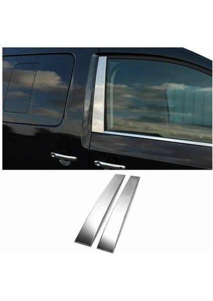 Volkswagen Caddy 2003- Krom Direk Cam Çıtası