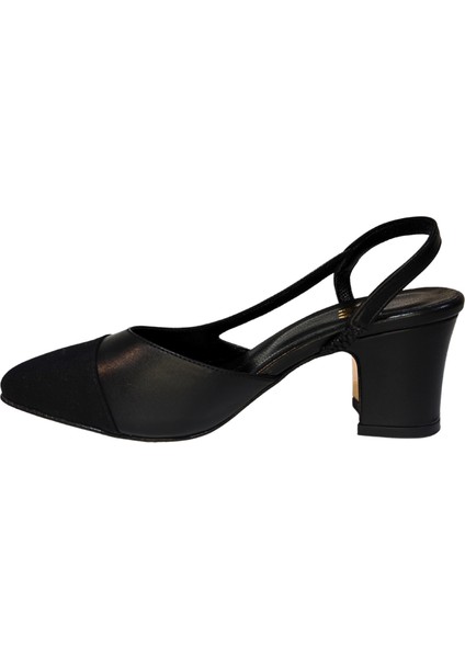Kadın Hakiki Deri El Yapımı Kösele Taban Topuklu Ayakkabı 25NW0702 modelleri