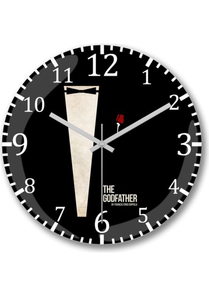 Modern turuncu bombeli duvar saati, 30x30 cm, şık ve estetik tasarım.