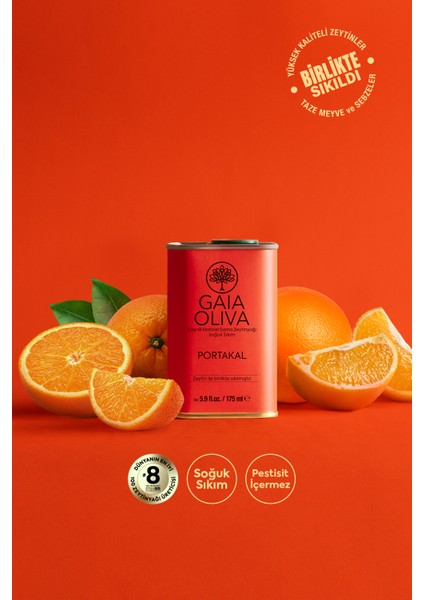 Portakal Çeşnili 175 ml Natürel Sızma Zeytinyağı