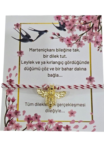 Arı Temalı Marteniçka Bileklik(Marteniçka İp Bileklik Hediyeli) fiyatları