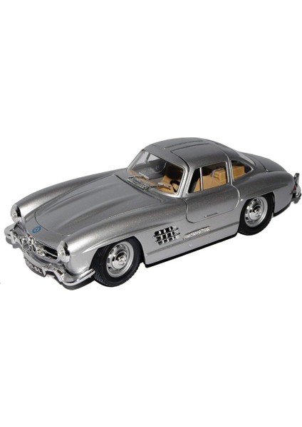 Burago 1/24 Ölçek 1954 Mercedes-Benz 300 Sl Klasik Model Araba - Gri