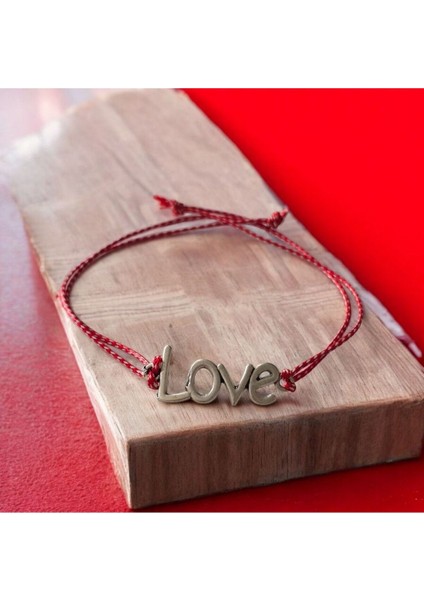 Pirinç Love Yazılı Marteniçka Bileklik(Marteniçka İp Bileklik Hediyeli) fiyatları