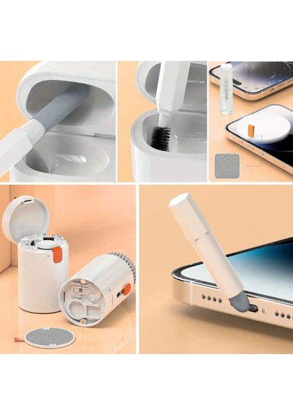 20 Parça Çok Fonksiyonlu Bilgisayar Temizleme Seti Klavye Cep Telefonu Kablosuz Kulaklık Temizleme Kalemi Toz Alma Multi Temizlik Kiti 20in1
