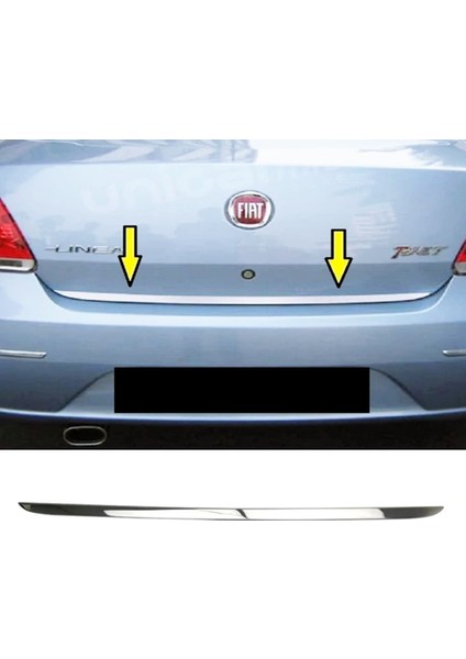Fiat Linea Krom Bagaj Alt Çıtası P.ÇELİK 2007 ve Üzeri