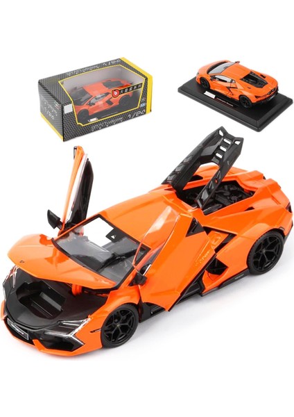 Burago Lamborghini Revuelto 1:24 Ölçekli Model Turuncu