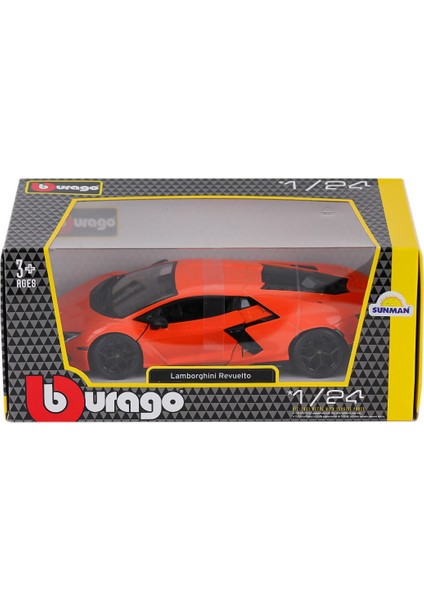 Burago Lamborghini Revuelto 1:24 Ölçekli Model Turuncu