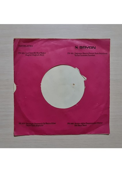 & Dostlar - Değmen Benim Gamlı Yaslı Gönlüme - Yakar Inceden Inceden -1973 - Dönem Baskı Plak - 45LIK - Kırkbeşlik