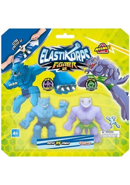 Elastikorps Fighters Nano Mini Ikili Paket 31896 Rufus & Drako