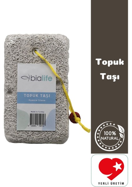 Topuk Taşı - Pomza Taşı - Sünger Taşı - Pumice Stone - Bialife