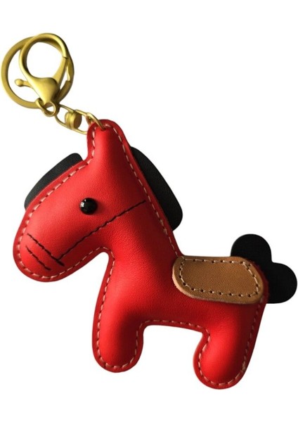 Metalik Renk Köpek Deri Çanta Charm(Bag Charm)