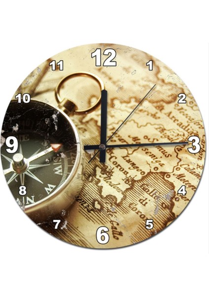 Sessiz metal duvar saati, 50 cm çap, beyaz renk, yuvarlak şekil