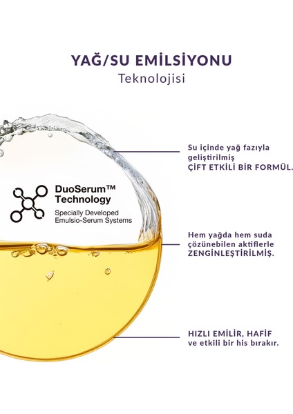 Renewage Bakuchiol (%1) Duoserum® | Hassas Ciltler için Bitkisel Retinol Alternatifi | Gece Onarım Cilt Serumu
