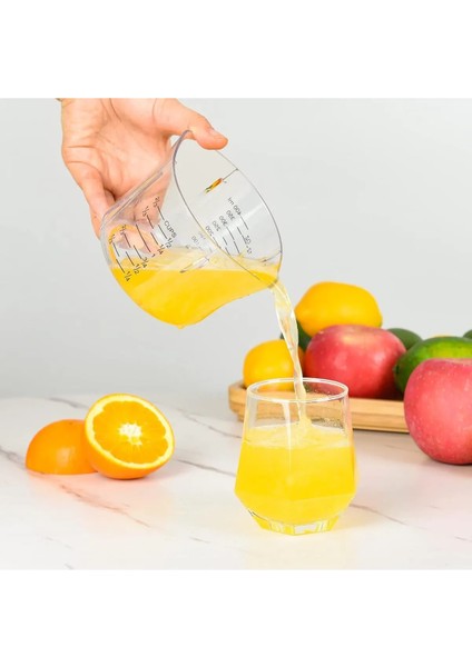 Çok Işlevli/ Pratik 4'ü 1 Arada Narenciye Limon Sıkacağı, Rendeli - Ölçekli Narenciye Limon Sıkacağı