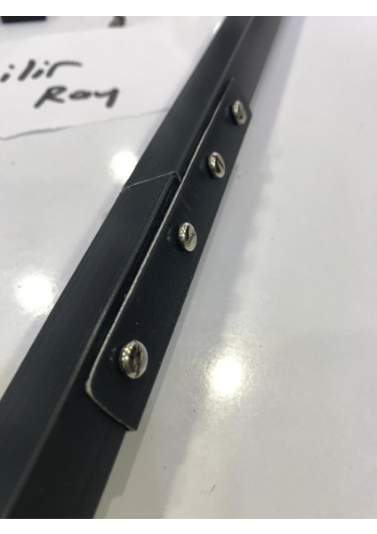 Duvara Montaj Ek Yapılabilir Tek Kanal Alüminyum 6renk Perde Rayı Tekli Korniş 400 cm