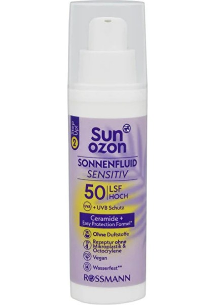 Purple Yüz Kremi Spf 50 Sensitive 50 ml