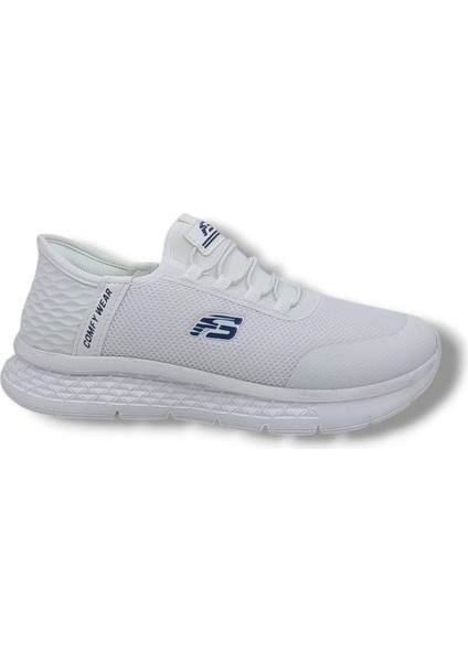 Forza 2506 Unisex Beyaz File Yürüyüş Koşu Çorap Model Spor Ayakkabı
