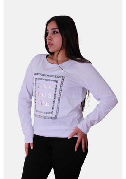 Excullseve Beyaz Kadın Sweatshirt fiyatları