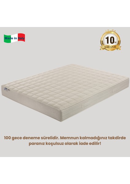 Roma Ultra Ortopedik Memory Foam Yatak | Vücut Kıvrımlarını Destekleyen Yapısı ile Lüks ve Sağlığın Buluştuğu Nokta | Made In Italy