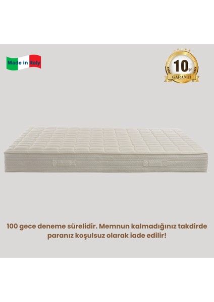 Roma Ultra Ortopedik Memory Foam Yatak | Vücut Kıvrımlarını Destekleyen Yapısı ile Lüks ve Sağlığın Buluştuğu Nokta | Made In Italy
