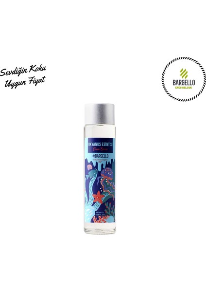 Okyanus Esintisi 180 ml Cam Dökme Kolonya Edc -Bes