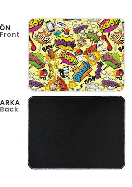 Mouse Pad 40X30 cm Funny Figures Ilyuka MP524030 Gaming Oyuncu Dikişli Kenar Pürüzsüz Yüzey Kaymaz Kauçuk Taban fiyatları