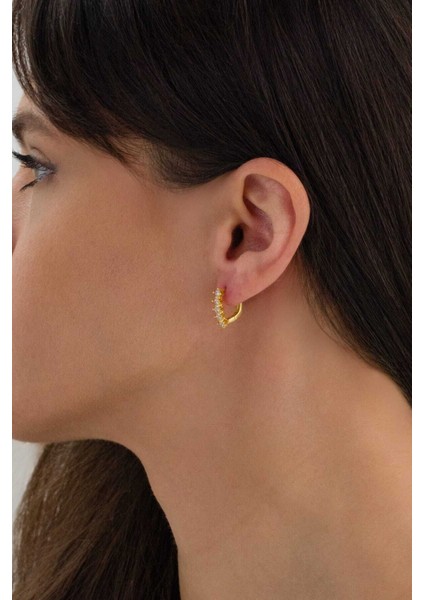 925 Ayar Gümüş 5 Taşlı Kadın Küpe fırsatları