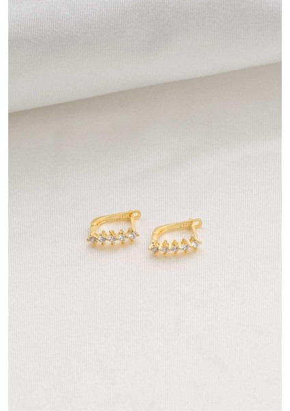 925 Ayar Gümüş 5 Taşlı Kadın Küpe indirimleri