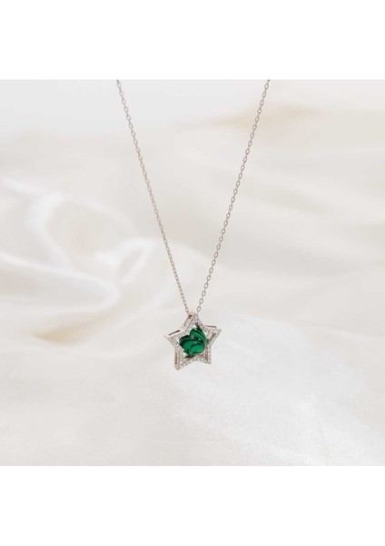 Orman Yıldızı Kolye 925 Ayar Gümüş