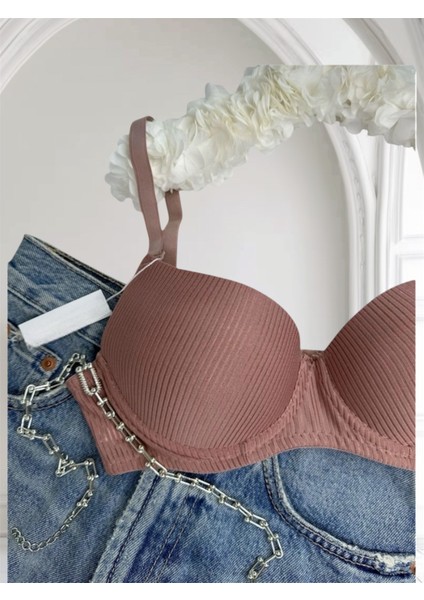 Desenli Destekli Dolgulu Balenli Sütyen fiyatları