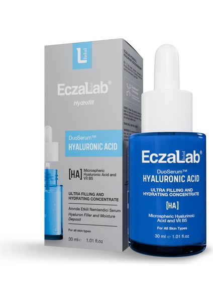 Hydrofill Hyaluronik Asit Duo Serum 30ml