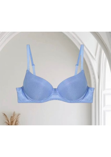 Desenli Destekli Dolgulu Balenli Sütyen