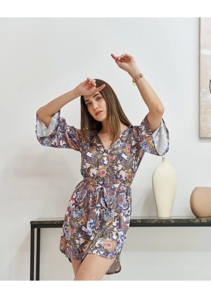 Desenli Desenli Gömlek Elbise fırsatları