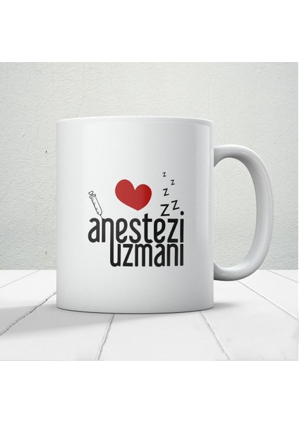 Anes Tezi Uzmanı Baskılı Kupa Bardak