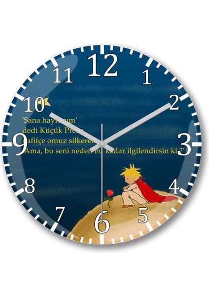 Turuncu modern duvar saati, 30x30 cm, bombeli gerçek cam tasarım.