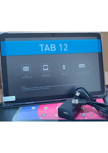 Vasoun L10 Tab 12 Tablet Simkartlı 10,1" Ekran 6gb Ram 128GB Dahili Hafıza 4,5g Kılıf Dahil