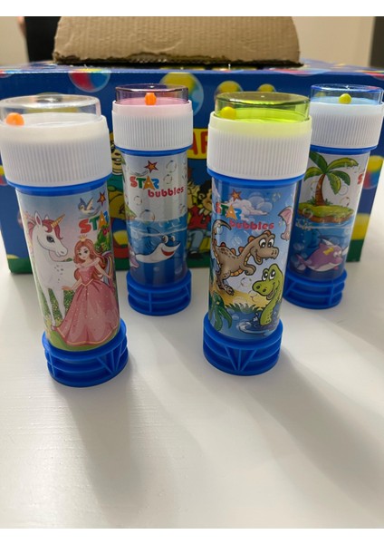 10 Adet Star Üflemeli Köpük Baloncuk Balon Bubbles Karne Hediyesi fiyatları