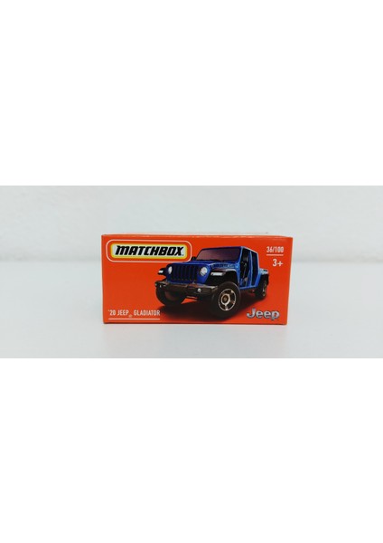 '20 Jeep Gladiator ( Power Grabs ) Özel Kutulu Model Araba