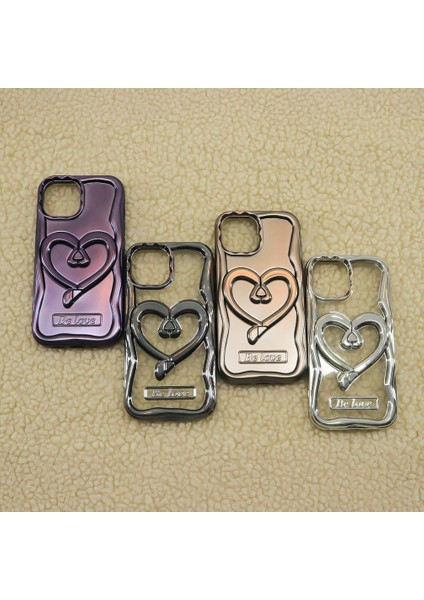 Iphone 13/14 Uyumlu Kalp Stand Özellikli Be Love Yazı Karakterli Silikon Kılıf fiyatları