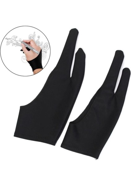 Iki Adet Grafik Tablet Çizim Eldiven