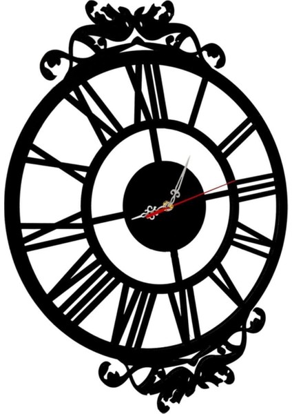 Modern siyah ahşap duvar saati, 30x30 cm, şık ve şık tasarım. fiyatları