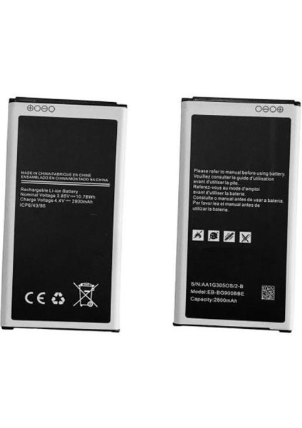 Samsung Galaxy S5 Uyumlu EB-BG900BBE 2800MAH Batarya